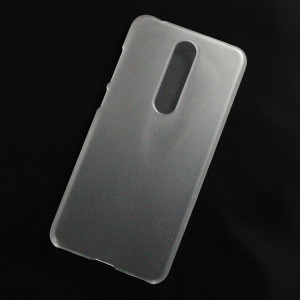 Ốp lưng nhựa cứng Nokia X5, Nokia 5.1 Plus nhám trong
